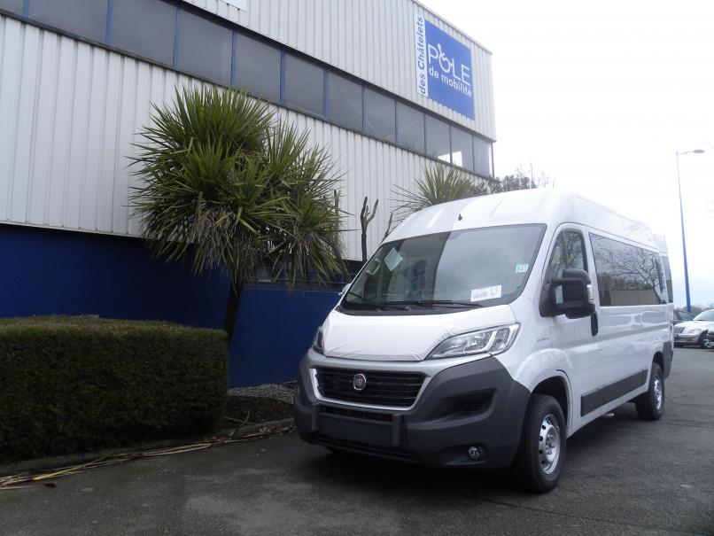 vehicule en location vente Ducato Combi 3,3 MH2 2,3 MJT 130 cv Euro 6 Blanc VASP HANDICAP TPMR